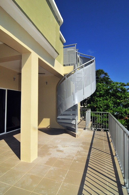 Spiral Staircase to roof terrace
