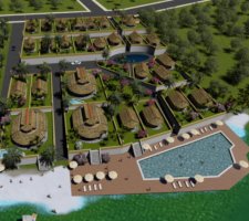 Waterfront eco residential land estate